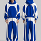 Oversized Blue & White Tracksuit