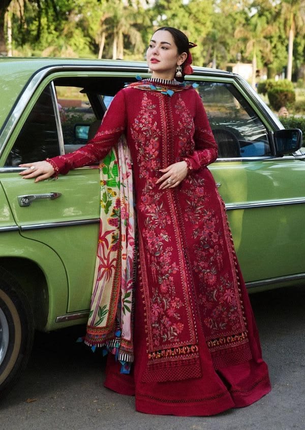 Maroon Majesty Embroidered Collection