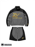 Men's Athletic Tracksuit Set | Black & Grey