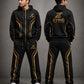 Oversized Black & Golden Tracksuit