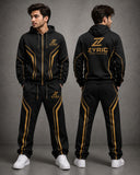 Oversized Black & Golden Tracksuit