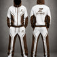 Oversized Brown & White Tracksuit