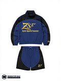 Men's Athletic Tracksuit Set | Black & Blue