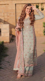 "Heavy Embroidered Pistachio Green Unstitched Suit